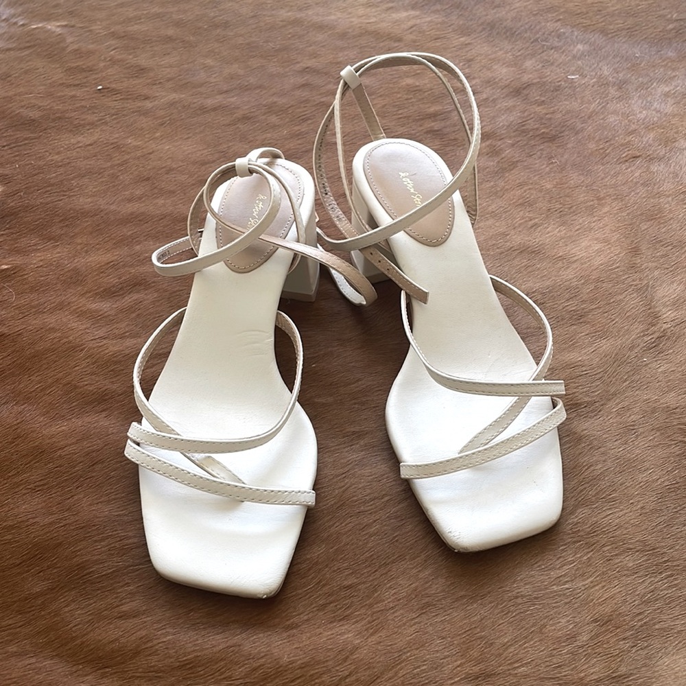 & other stories block heels